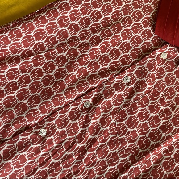 Vintage Kids/Boys Sz.10 Button Up w/ tie poly/cotton - Picture 3 of 6